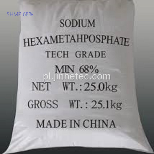 Zastosowania chemiczne dla heksametyfosforanu SHMPSodium P2O5 68min